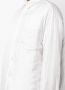 Maison Margiela Gestreept gewatteerd overhemd Wit - Thumbnail 5