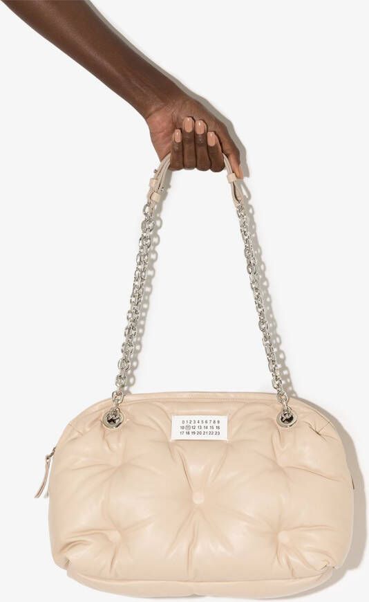 Maison Margiela Glam Slam bowlingtas Beige
