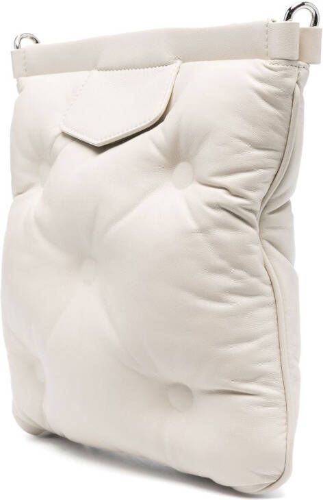 Maison Margiela Glam Slam gewatteerde crossbodytas Beige