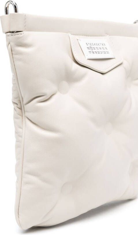 Maison Margiela Glam Slam gewatteerde crossbodytas Beige