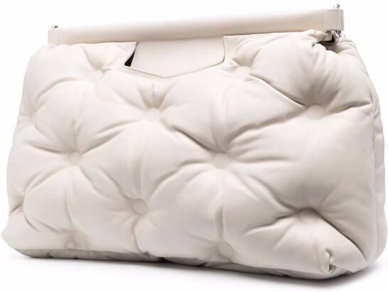 Maison Margiela Glam Slam gewatteerde schoudertas Wit