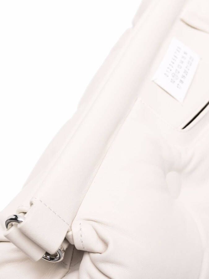 Maison Margiela Glam Slam gewatteerde schoudertas Wit