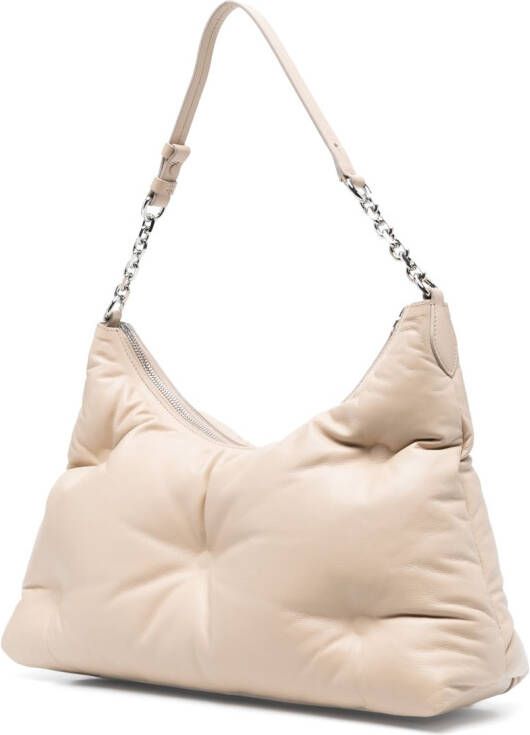 Maison Margiela Glam Slam Hobo medium schoudertas Beige