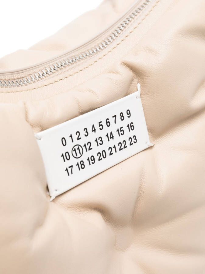 Maison Margiela Glam Slam Hobo medium schoudertas Beige