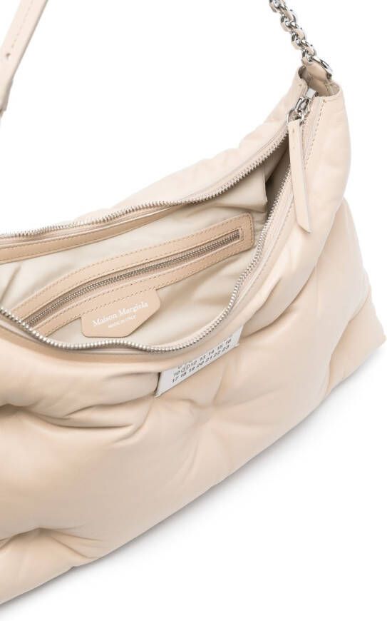 Maison Margiela Glam Slam Hobo medium schoudertas Beige