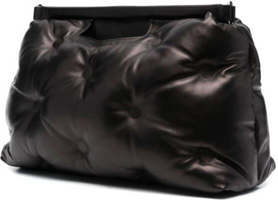 Maison Margiela Glam Slam leren shopper Zwart