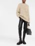 Maison Margiela Trui met ronde hals en print Beige - Thumbnail 2