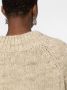 Maison Margiela Trui met ronde hals en print Beige - Thumbnail 3