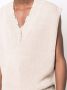 Maison Margiela Hemd met gerafeld detail Beige - Thumbnail 5