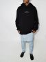 Maison Margiela Hoodie met geborduurd logo Zwart - Thumbnail 5