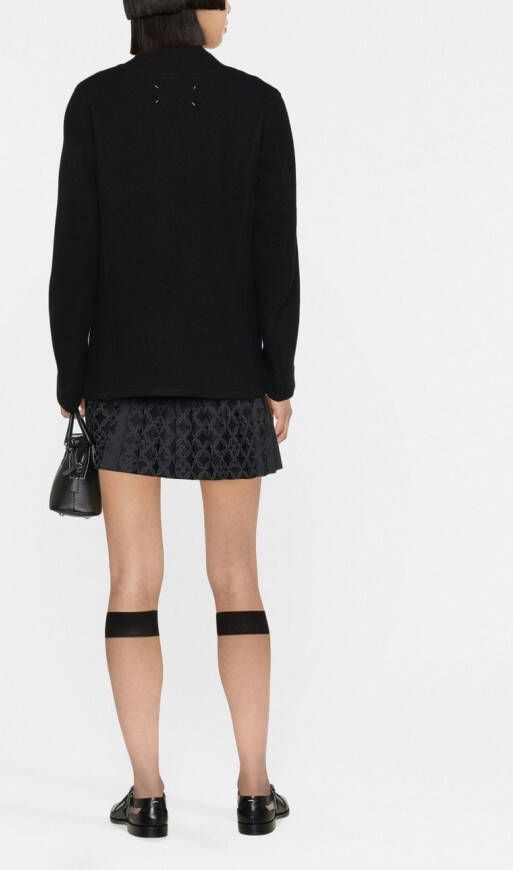 Maison Margiela Jack met enkele rij knopen Zwart