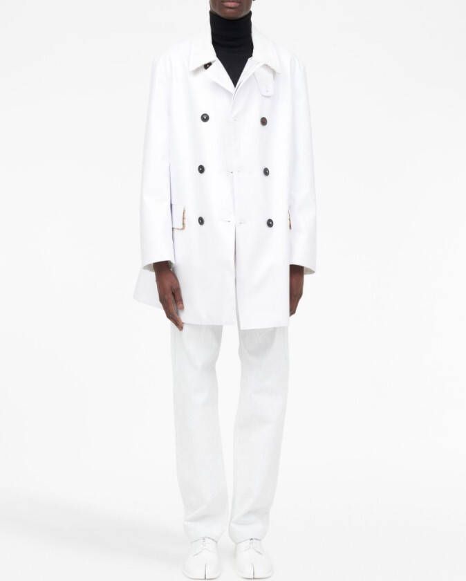 Maison Margiela Jas met dubbele rij knopen Wit