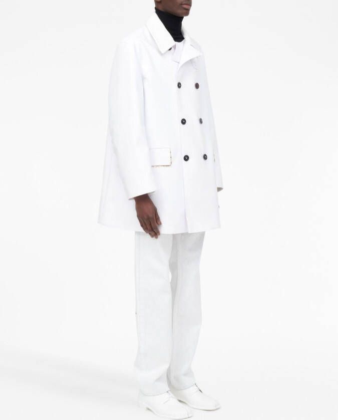 Maison Margiela Jas met dubbele rij knopen Wit