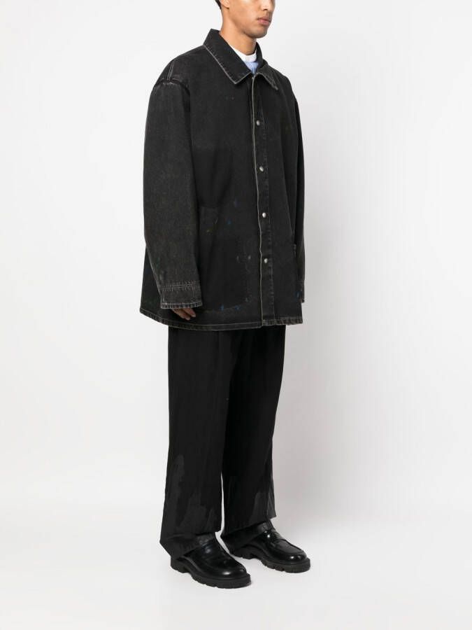 Maison Margiela Denim jas Zwart