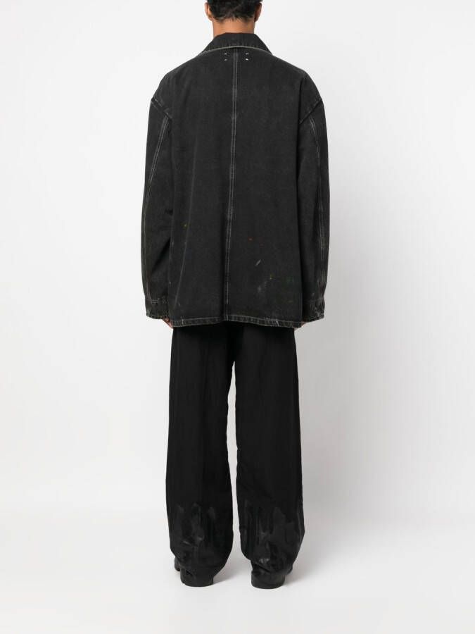 Maison Margiela Denim jas Zwart