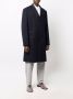 Maison Margiela Jas zonder kraag Blauw - Thumbnail 3