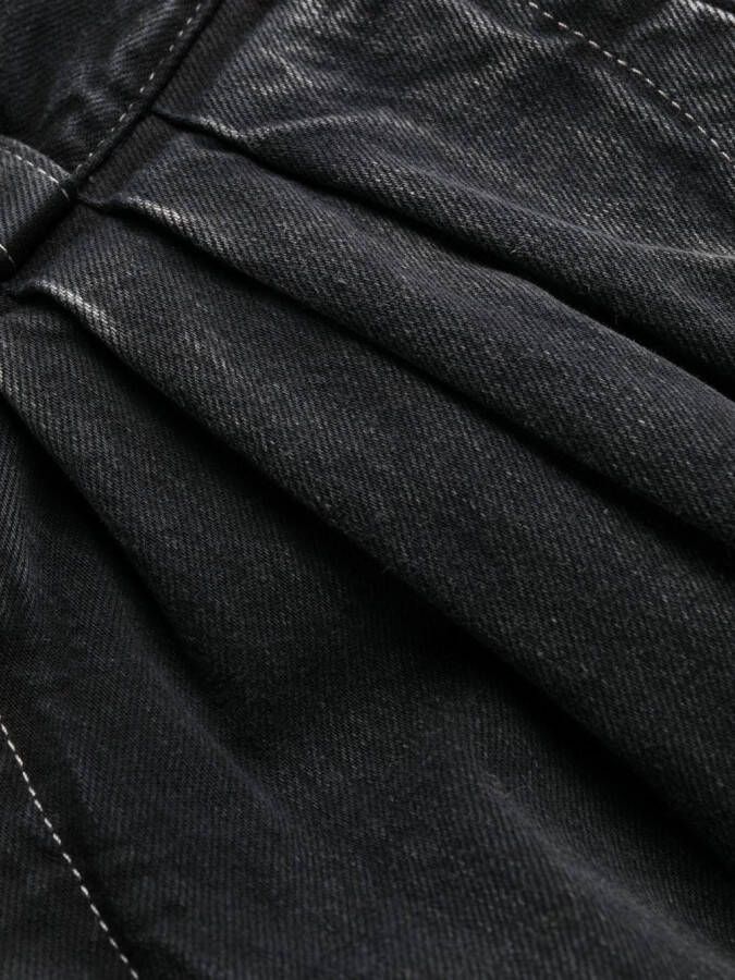 Maison Margiela Jeans met verfspatten Zwart