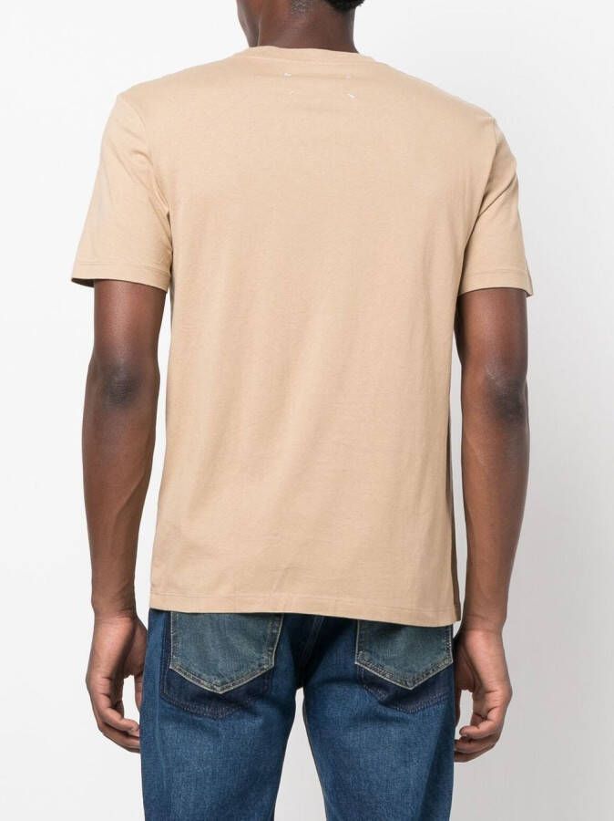 Maison Margiela Drie T-shirts van biologisch katoen Beige