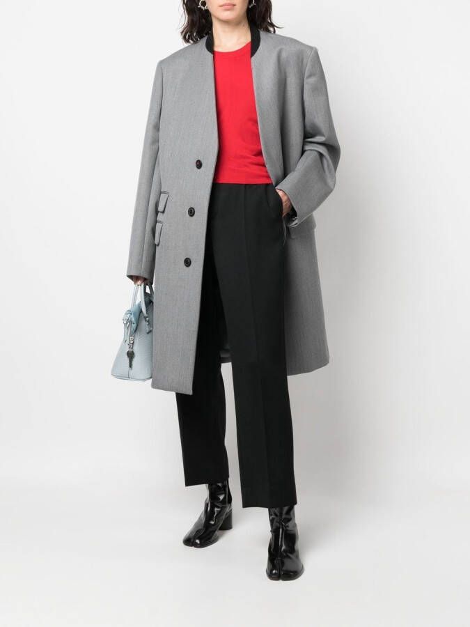 Maison Margiela Cavalry jas met dubbele rij knopen Grijs