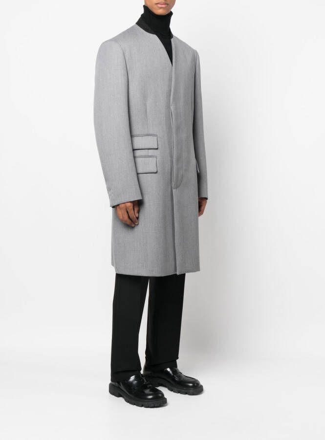 Maison Margiela Cavalry jas met dubbele rij knopen Grijs