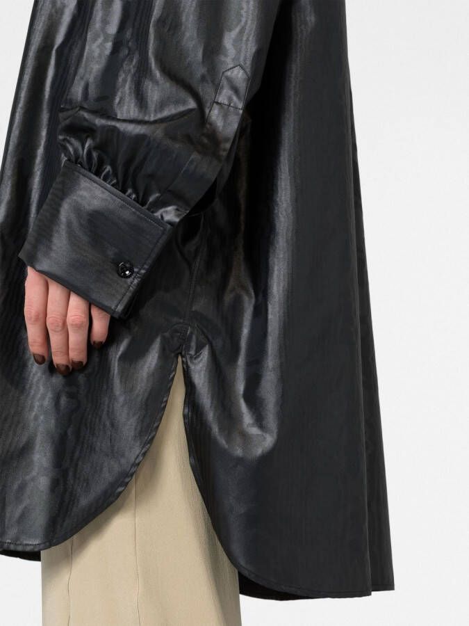Maison Margiela Lang overhemd Zwart