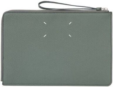 Maison Margiela Leren buidel Groen