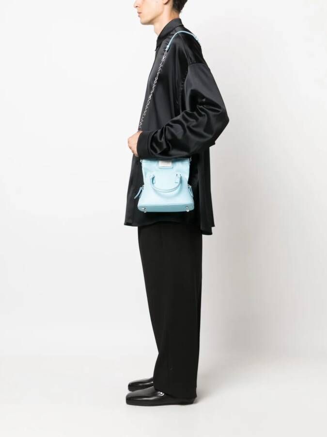 Maison Margiela 5AC Classique kleine tas met handgreep Blauw