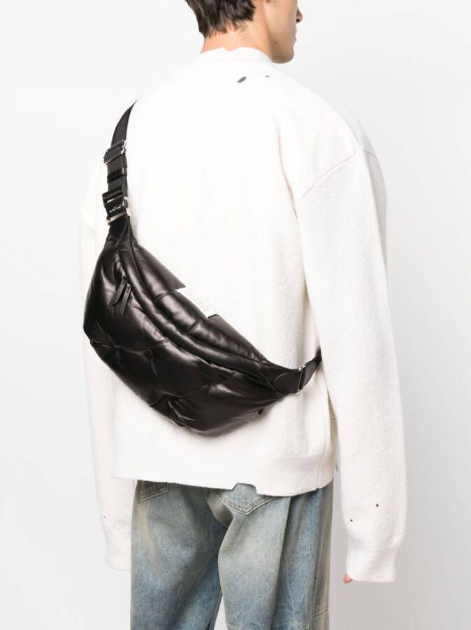 Maison Margiela Heuptas met logopatch Zwart