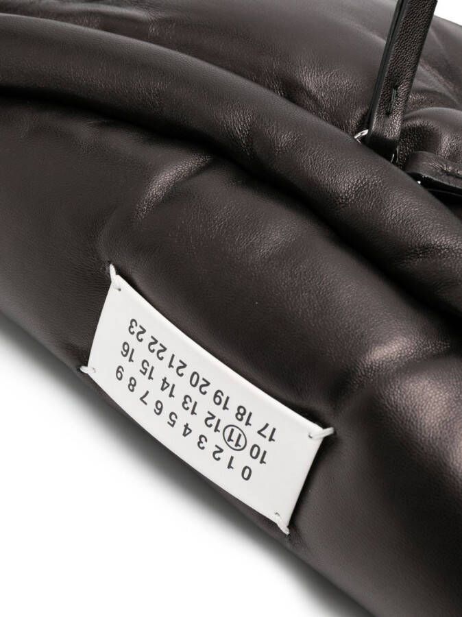 Maison Margiela Heuptas met logopatch Zwart