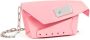 Maison Margiela Snatched leren clutch Roze - Thumbnail 5