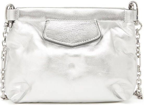 Maison Margiela Glam Slam Red Carpet kleine crossbodyas tas Zilver