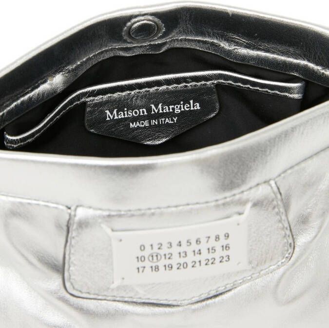 Maison Margiela Glam Slam Red Carpet kleine crossbodyas tas Zilver