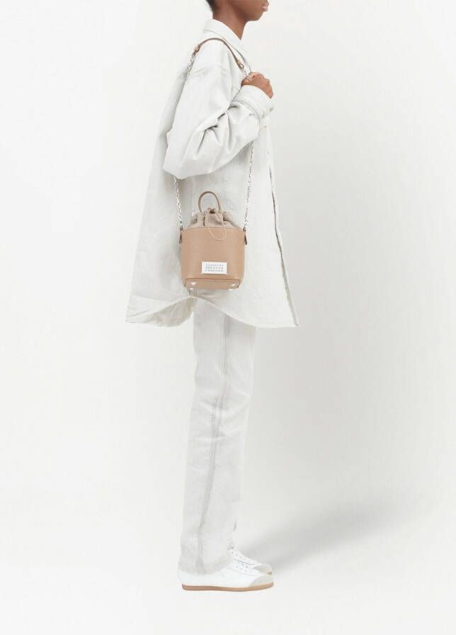 Maison Margiela 5AC kleine bucket-tas Roze