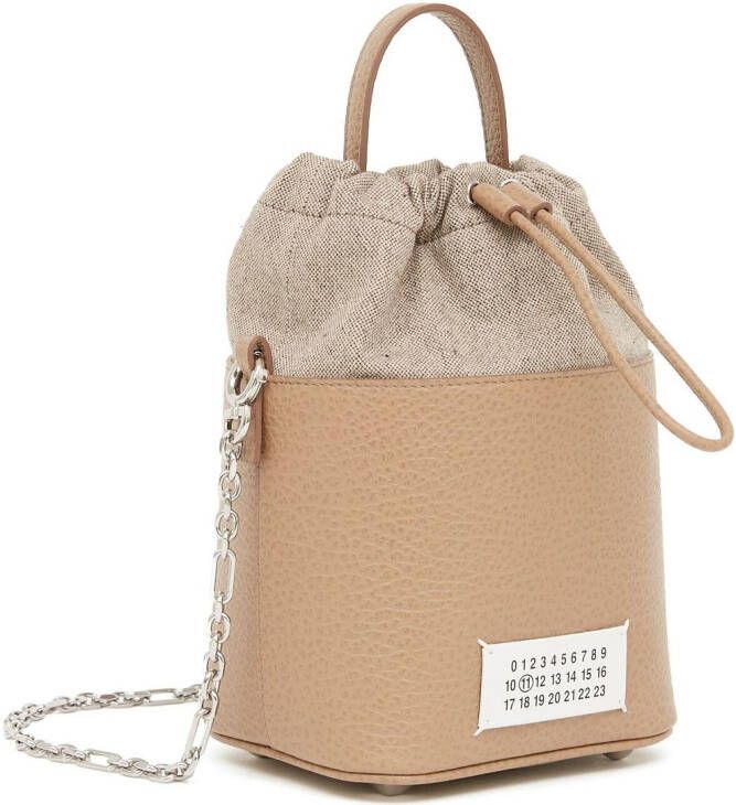 Maison Margiela 5AC kleine bucket-tas Roze