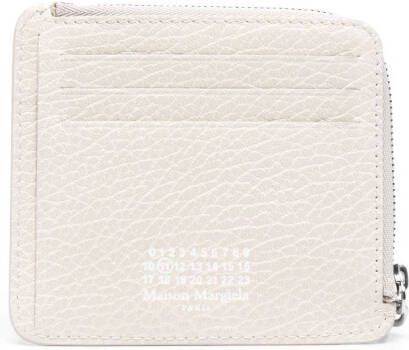 Maison Margiela Portemonnee met logoprint Beige