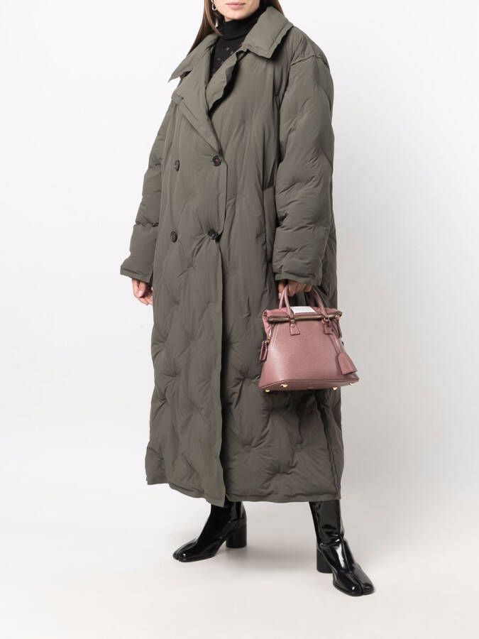 Maison Margiela Mantel met dubbele rij knopen Groen