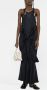 Maison Margiela Crêpe satijnen maxi-jurk Blauw - Thumbnail 2