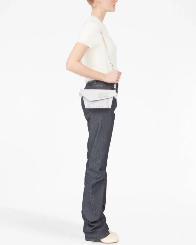 Maison Margiela Snatched Classique medium clutch Paars