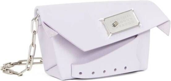 Maison Margiela Snatched Classique medium clutch Paars