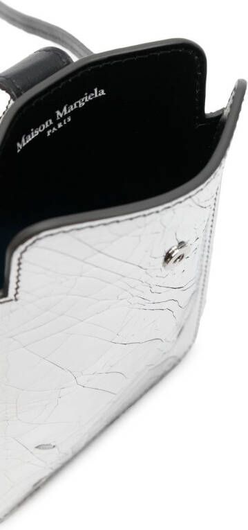Maison Margiela Leren telefoonhoesje Grijs