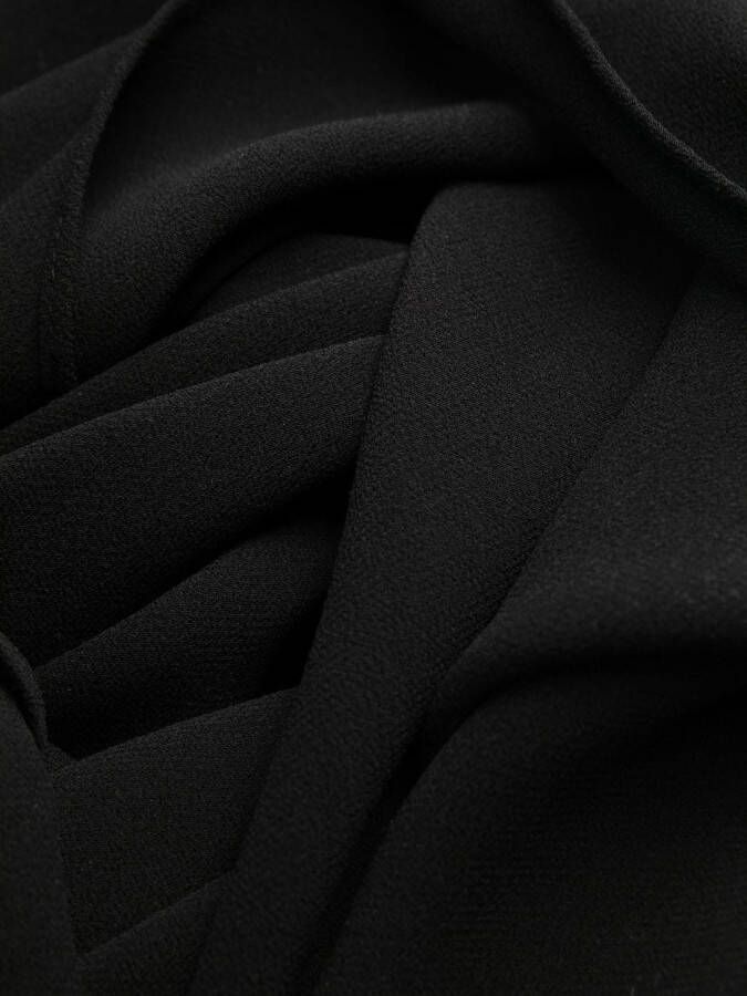 Maison Margiela Zijden gedrapeerde mini-jurk Zwart