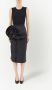 Maison Margiela Midi-rok met ruche Zwart - Thumbnail 2