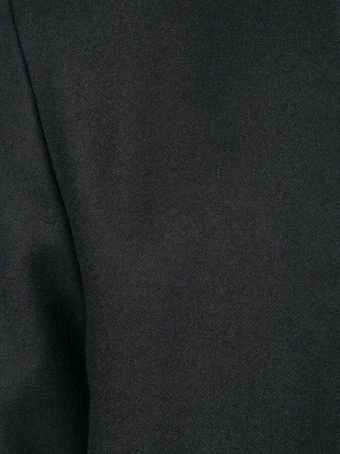 Maison Margiela Kraagloze blazer van scheerwol Zwart