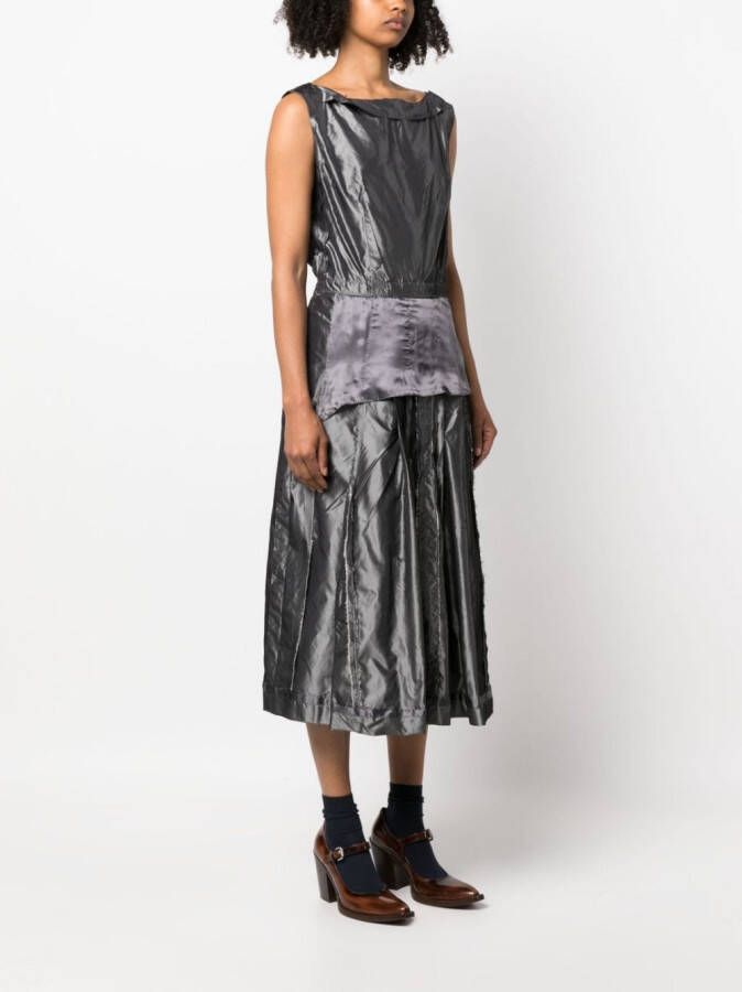 Maison Margiela Mouwloze midi-jurk Grijs