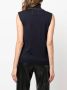 Maison Margiela Mouwloze top Blauw - Thumbnail 4
