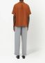 Maison Margiela Tweed overhemd met korte mouwen Oranje - Thumbnail 4