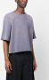 Maison Margiela Sweater van biologisch katoen met korte mouwen Paars - Thumbnail 3