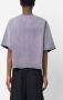 Maison Margiela Sweater van biologisch katoen met korte mouwen Paars - Thumbnail 4