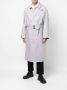 Maison Margiela Jas met ceintuur Paars - Thumbnail 2