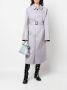 Maison Margiela Jas met ceintuur Paars - Thumbnail 3